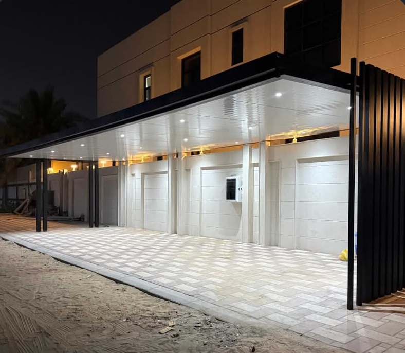 Office entrance canopy Abu Dhabi